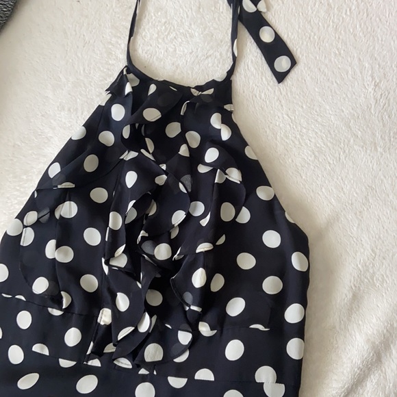 Monsoon: Black and White Polkadot Dress - Picture 3 of 5